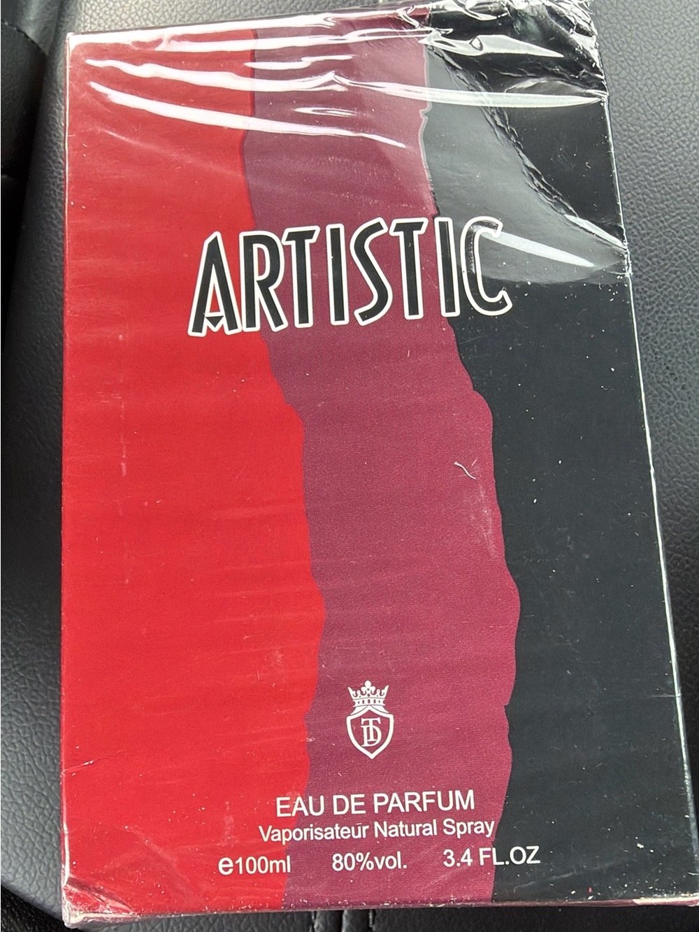 artis Bold Red, Purple & Black Artistic Poster